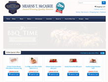 Tablet Screenshot of mccaskiebutcher.co.uk